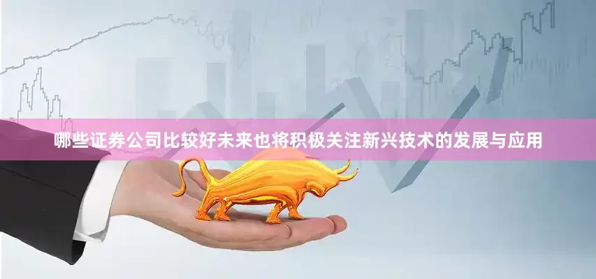 哪些证券公司比较好未来也将积极关注新兴技术的发展与应用